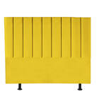Cabeceira Estofada Carla 160cm Queen Courino Amarelo - D A De
