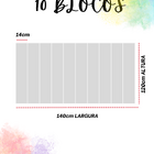 Cabeceira Estofada Casal 10 Blocos Não É Segredo Suede Liso M