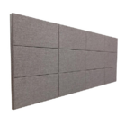 Cabeceira Estofada Casal 12 Blocos Não É Segredo Linho Marrom
