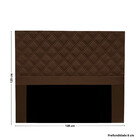 Cabeceira Estofada Casal 138cm Veludo Amanda Jsw