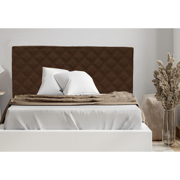 Cabeceira Estofada Casal 138cm Veludo Amanda Jsw