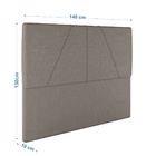 Cabeceira Estofada Casal 140 Cm Júpiter Linho - Skybox - Marr