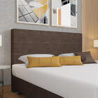 Cabeceira Estofada Casal 140 Cm Terra Veludo - Skybox - Marrom