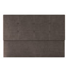 Cabeceira Estofada Casal 140 Cm Terra Veludo - Skybox - Marrom