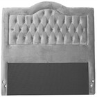 Cabeceira Estofada Casal 140cm Atlanta Tecido Em Veludo 15201
