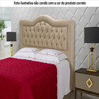 Cabeceira Estofada Casal 140cm Atlanta Tecido Em Veludo 15201