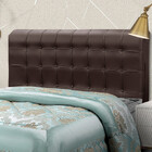 Cabeceira Estofada Casal 140cm Corino Dama New Plus Simbal