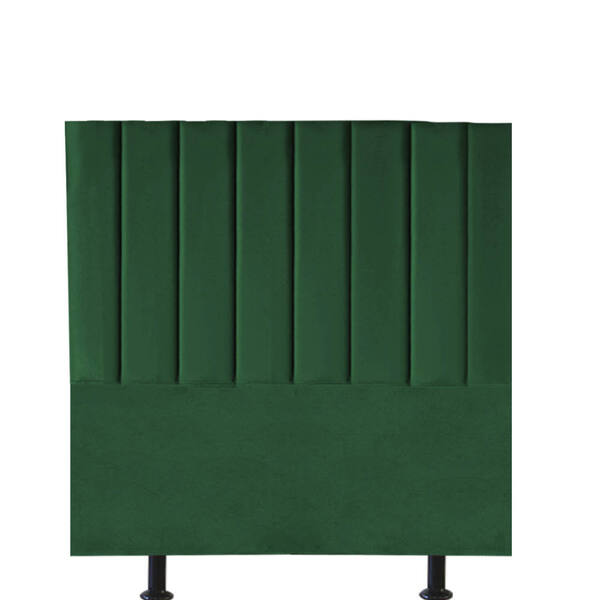 Cabeceira Estofada Casal 140cm Karla Suede Verde - D A Decor