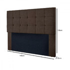 Cabeceira Estofada Casal 140cm Suede Amassado Ana Js Móveis