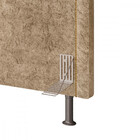 Cabeceira Estofada Casal 140cm Suede Belize  Js Móveis