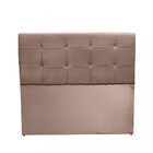 Cabeceira Estofada Casal 140cm Suede Pop Londres Dsoll