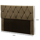 Cabeceira Estofada Casal 140cm Veludo Bia Js Móveis