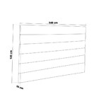 Cabeceira Estofada Casal 140cm Veludo Vian