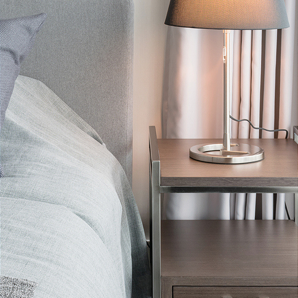 Cabeceira Estofada Casal 1 Bloco Não É Segredo Linho Cinza Va