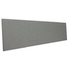 Cabeceira Estofada Casal 1 Bloco Não É Segredo Linho Cinza Va