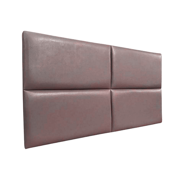 Cabeceira Estofada Casal 4 Blocos Não É Segredo Facto Bordô 1