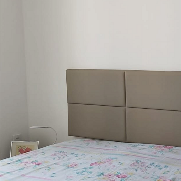 Cabeceira Estofada Casal 6 Blocos Não É Segredo Courvin Marro