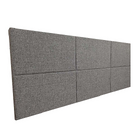 Cabeceira Estofada Casal 6 Blocos Não É Segredo Linho Cinza C