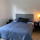 Cabeceira Estofada Casal 6 Blocos Não É Segredo Linho Cinza C