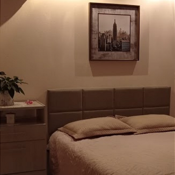 Cabeceira Estofada Casal 8 Blocos Não É Segredo Veludo Marrom