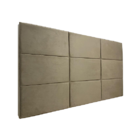 Cabeceira Estofada Casal 9 Blocos Não É Segredo Suede Liso Be