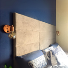 Cabeceira Estofada Casal 9 Blocos Não É Segredo Suede Liso Be