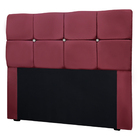 Cabeceira Estofada Casal Com Strass Mila 1 40 Veludo - Vs Dec