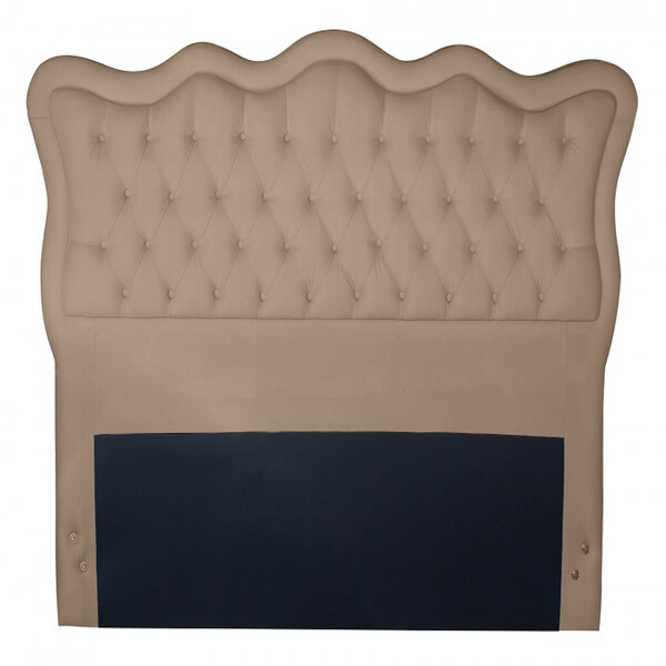 Cabeceira Estofada Casal Dakota 140cm Tecido Sued 1065 Zidi