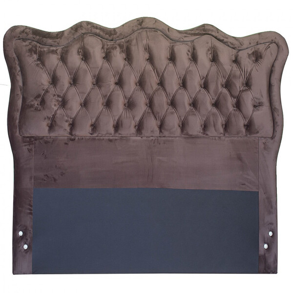 Cabeceira Estofada Casal Dakota 140cm Tecido Veludo 15199 - Z