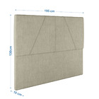 Cabeceira Estofada Casal King Size 195 Cm Júpiter Veludo - Sk