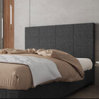 Cabeceira Estofada Casal King Size 195 Cm Marte Linho - Skybo