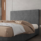 Cabeceira Estofada Casal King Size 195 Cm Marte Veludo - Skyb