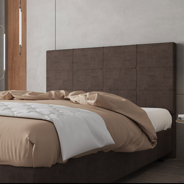 Cabeceira Estofada Casal King Size 195 Cm Marte Veludo - Skyb