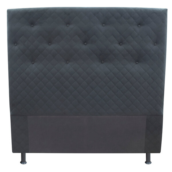 Cabeceira Estofada Casal King Size 195 Cm Suede Bordado Skybo