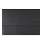 Cabeceira Estofada Casal King Size 195 Cm Terra Corino - Skyb