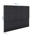 Cabeceira Estofada Casal King Size 195 Cm Terra Corino - Skyb