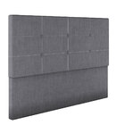 Cabeceira Estofada Casal King Size 195 Cm Terra Veludo - Skyb