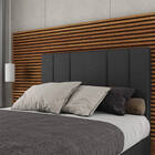 Cabeceira Estofada Casal King Size 195 Cm Venus Corino - Skyb