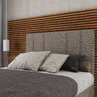 Cabeceira Estofada Casal King Size 195 Cm Venus Linho - Skybo