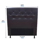 Cabeceira Estofada Casal King Size 195cm Corano Marrom