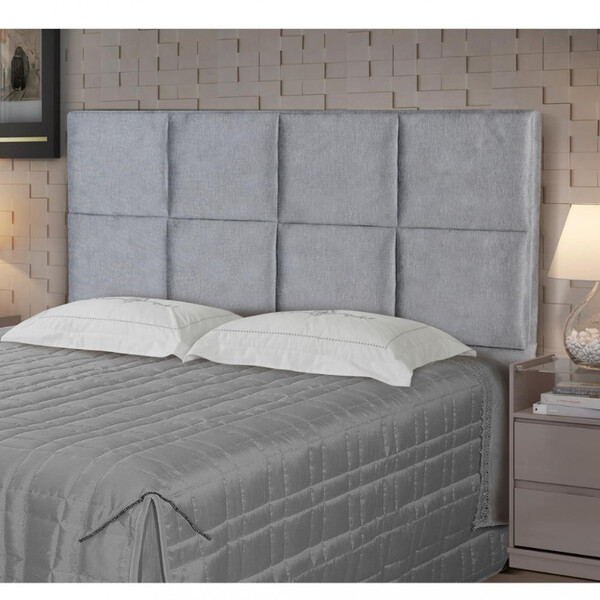 Cabeceira Estofada Casal Linho 140cm Dubai Madetal