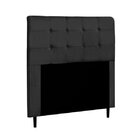 Cabeceira Estofada Casal Luna  Cinza