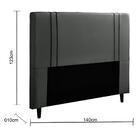 Cabeceira Estofada Casal Mdf Linho Almofadada Cama Box Quarto