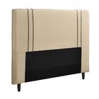 Cabeceira Estofada Casal Mdf Linho Almofadada Cama Box Quarto