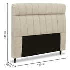 Cabeceira Estofada Casal Moscou Dobuê