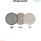 Cabeceira Estofada Casal Orgânica Não É Segredo Veludo Austin