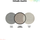 Cabeceira Estofada Casal Orgânica Não É Segredo Veludo Austin