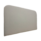 Cabeceira Estofada Casal Orgânica Não É Segredo Veludo Bege 1