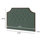 Cabeceira Estofada Casal Orion 140 Cm Tca 946