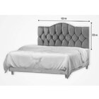 Cabeceira Estofada Casal Priscila J&a Móveis Preto